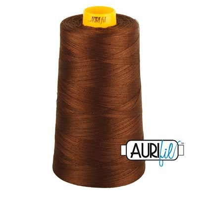 Aurifil Mako Cotton 40wt Longarm Thread 3,280yd - Chocolate - Choice FabricsMK40-3CO-2360