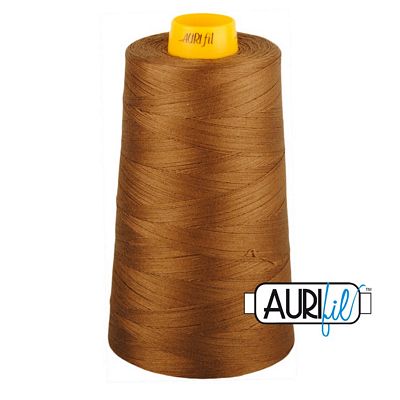 Aurifil Mako Cotton 40wt Longarm Thread 3,280yd - Dark Antique Gold