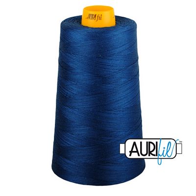 Aurifil Mako Cotton 40wt Longarm Thread 3,280yd - Med. Delft Blue