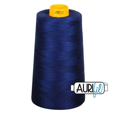 Aurifil Mako Cotton 40wt Longarm Thread 3,280yd - Dark Navy - Choice FabricsMK40-3CO-2784
