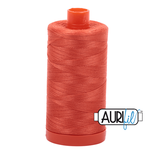 Aurifil 50wt Mako Cotton Thread - Dusty Orange 1154 - Choice FabricsMK50SP1154
