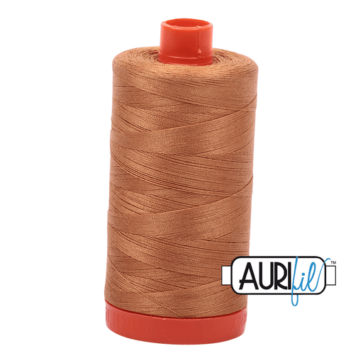 Aurifil 50wt Mako Cotton Thread - Golden Toast 2930 - Choice FabricsMK50SP2930