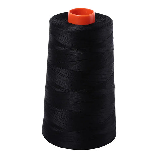 Mako Cotton Embroidery Thread 50wt 6452yds Black - Choice FabricsCDS-MK50CO2692