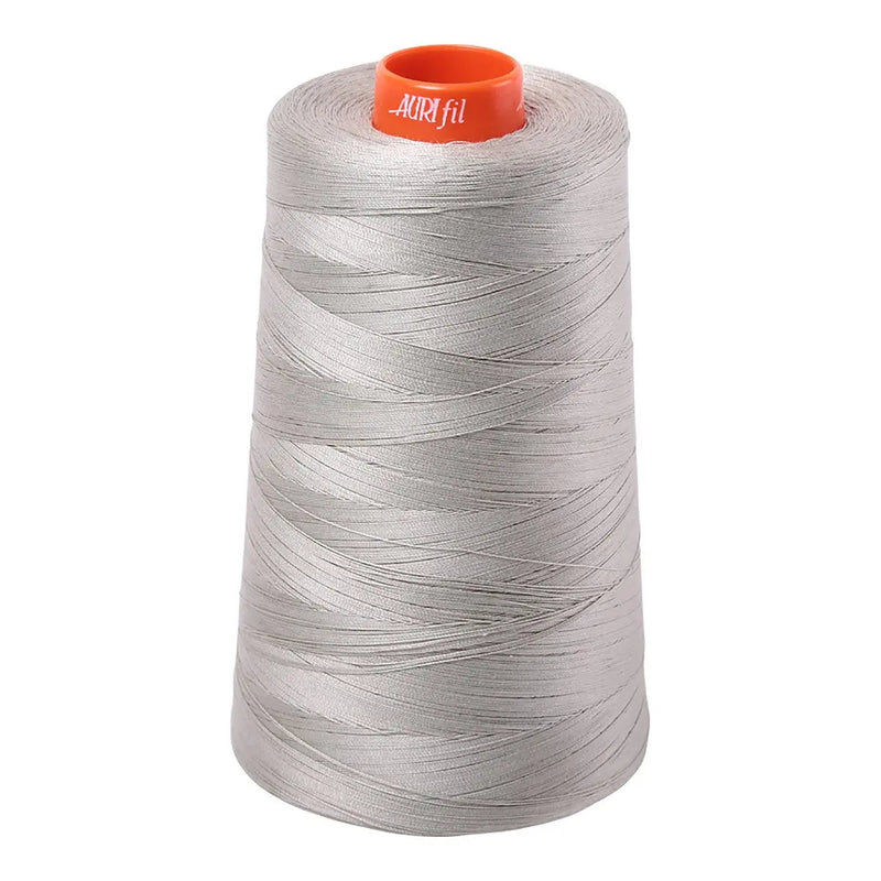 Mako Cotton Embroidery Thread 50wt 6452yds Light Grey - Choice FabricsCDS-MK50CO5021