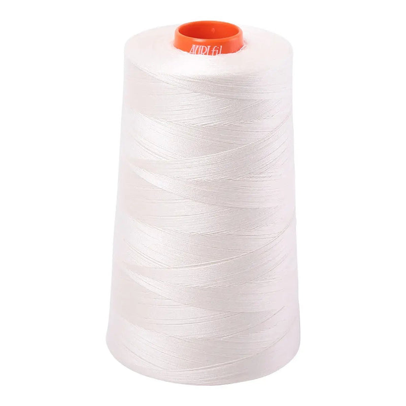 Mako Cotton Embroidery Thread Solid 50wt 6452yds Chalk - Choice FabricsCDS-MK50CO2026
