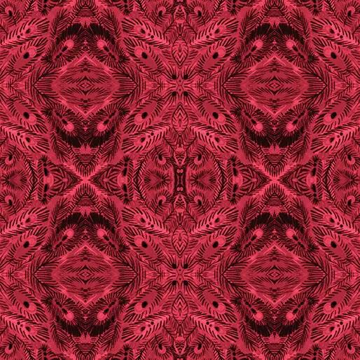 Mandalay Crimson Affinity Cotton 44"/45" Fabric Per Yard - Choice Fabrics16683-19