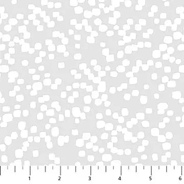 Marshmallow Gray Dewfall Cotton 44"/45" Fabric Per Yard - Choice Fabrics92070-90