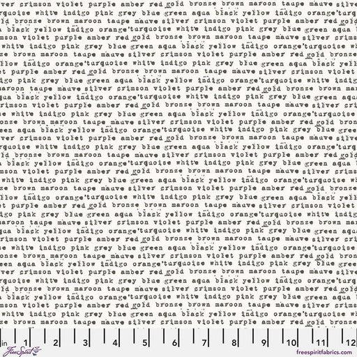 Monochrome Paper Stamped Cotton 44"/45" Fabric Per Yard - Choice FabricsPWSE051.PAPER