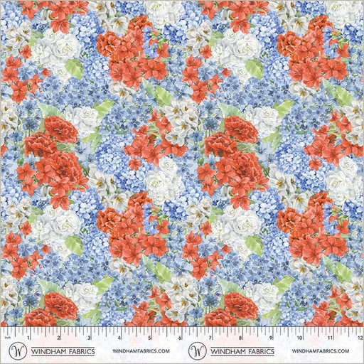 Multi America the Beautiful Flowerbed 44"/45" Cotton Fabric Per yard - Choice Fabrics55136-X