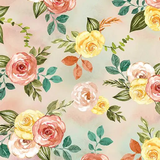 Multi Gone Country Floral Cotton 44"/45" Fabric Per Yard - Choice Fabrics14805-99