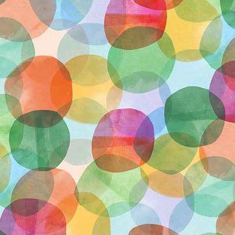 Multi Mingle Bubbles Cotton 44"/45" Fabric Per Yard - Choice Fabrics2710-31518-X