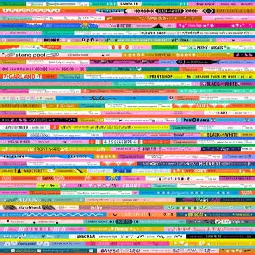 Multi Selvedge Magic Novelty Text And Words 43"/44" Fabric Per Yard - Choice FabricsRS5179-11