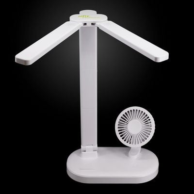 The Nifty LumiBreeze- LED Desk Lamp and Fan - Choice FabricsNNLUMIBF