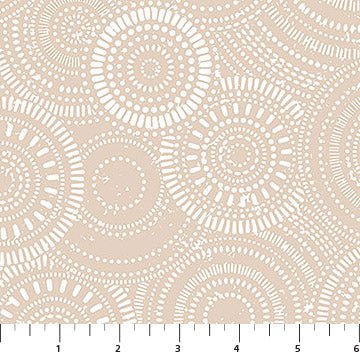 Natural Floribunda Soho Cotton 44"/45" Fabric Per Yard - Choice Fabrics10689-13