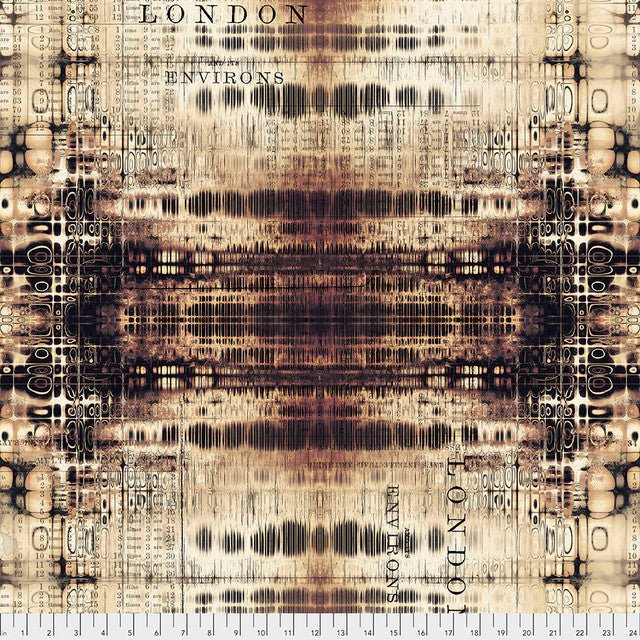 Neutral London Gridlock Abandoned 44"/45" Cotton Fabric Per Yard - Choice FabricsPWTH127.NEUTRAL