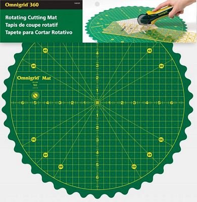 Omnigrid 360 Rotating Mat - 14" Diameter - Choice FabricsOG14WGR