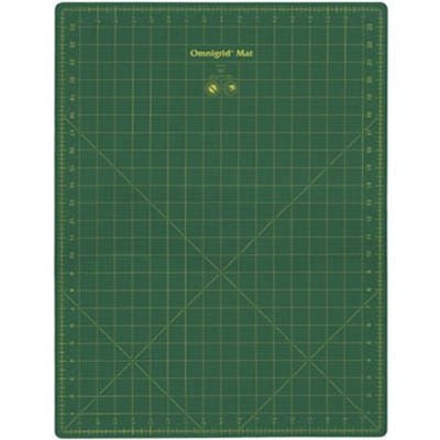 Omnigrid Cutting Mat - Green with Yellow Grid 18" x 24" - Choice FabricsOG24WG