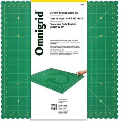 Omnigrid Square Rotate Cut Mat 360, 24 in - Choice FabricsOG24WGR