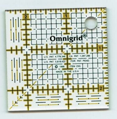 Omnigrid Square Ruler 2.5 in - Choice FabricsOG25G