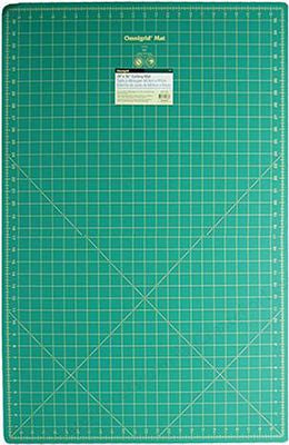 Omnigrid Cutting Mat - Green with Yellow Grid 24" x 36"