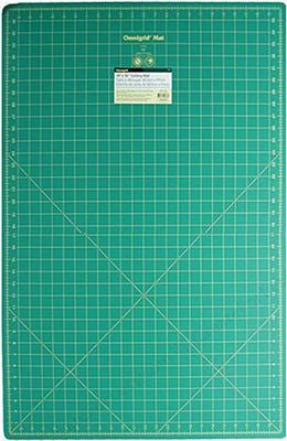 Omnigrid Cutting Mat - Green with Yellow Grid 24" x 36" - Choice FabricsOG36WG