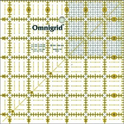 Omnigrid Square Ruler 6.5 in - Choice FabricsOG65G