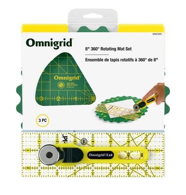 Omnigrid 360 8in Rotating Mat Set - Choice FabricsOG8RM258