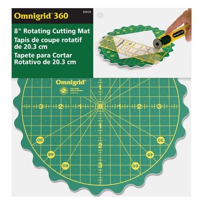 Omnigrid 360 Rotating Mat - 8" Diameter - Choice FabricsOG8WGR