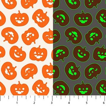 Orange Pumpkins Sweet Treats 44"/45" Cotton Fabric Per Yard - Choice Fabrics91257G-56
