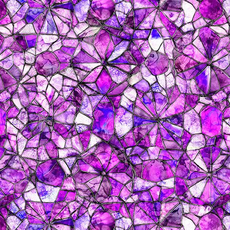 Orchid Mosaic Blender Lumenique 44"/45" Cotton Fabric Per Yard - Choice Fabrics2600-31942-VP