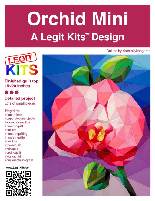 Orchid Mini Quilt Kit - Choice FabricsQK009