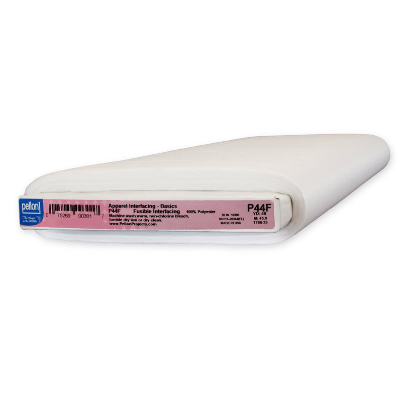 Pellon® P44F Lightweight One-Sided Fusible Interfacing 20" x 48 yard Bolt (White)