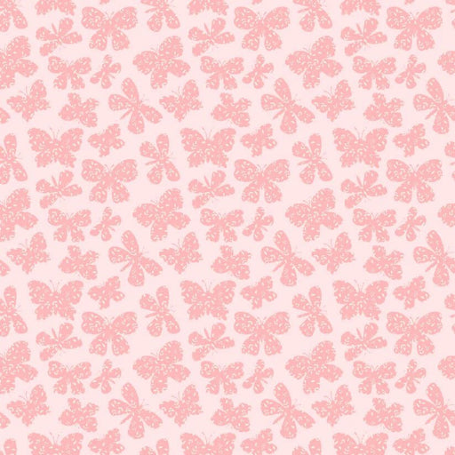 Painted Blossoms - Scattered Butterflies - Pink (3 - Yard Pack) - Choice FabricsPB24655