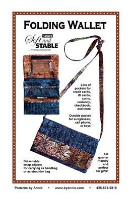 Folding Wallet Sewing Pattern - Choice FabricsPBA104