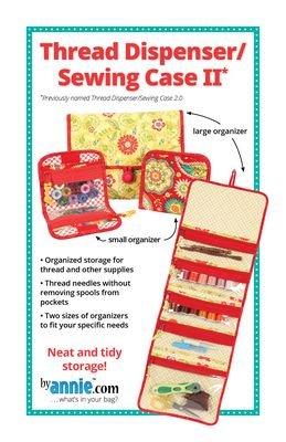 Thread Dispenser, Sewing CaseII Sewing Pattern - Choice FabricsPBA107