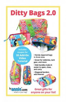 Ditty Bags 2.0 Sewing Pattern - Choice FabricsPBA1882