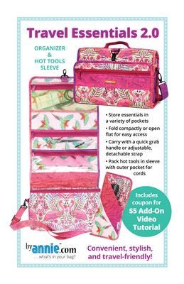 Travel Essentials 2.0 Sewing Pattern - Choice FabricsPBA201-2