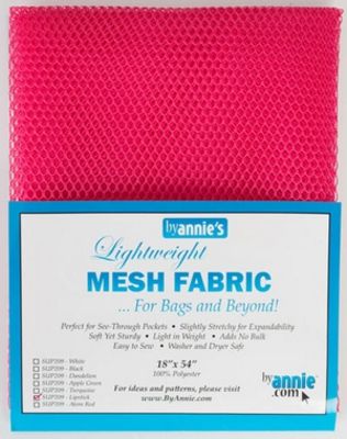 Lightweight Mesh Fabric, Lipstick, 18" x 54" - Choice FabricsPBASUP209-LIPSTICK