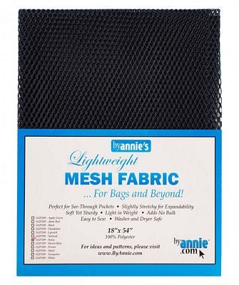 Lightweight Mesh Fabric, Navy, 18" x 54" - Choice FabricsPBASUP209-NAVY