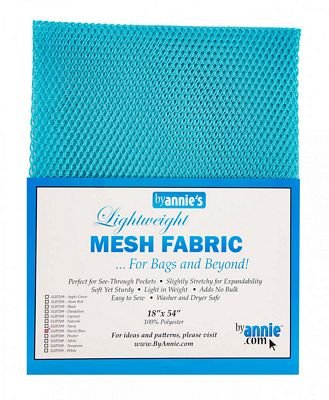 Lightweight Mesh Fabric, Parrot Blue, 18" x 54" - Choice FabricsPBASUP209-PARROTBLUE