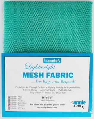 Lightweight Mesh Fabric, Turquoise, 18" x 54" - Choice FabricsPBASUP209-TURQUOISE