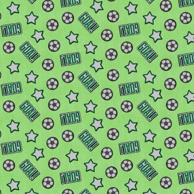 Green Patch Perfect Soccer 43"/44" Fabric Per Yard - Choice Fabrics120-26139