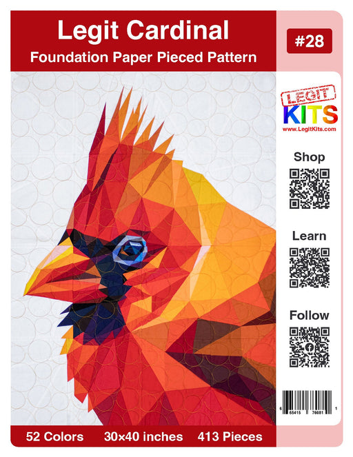 Cardinal Quilt Kit - Choice FabricsQK028