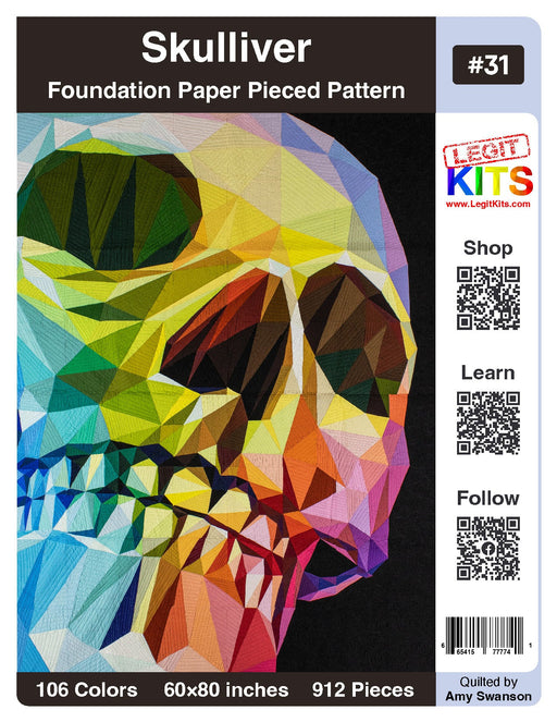 Skulliver Quilt Kit - Choice FabricsQK031
