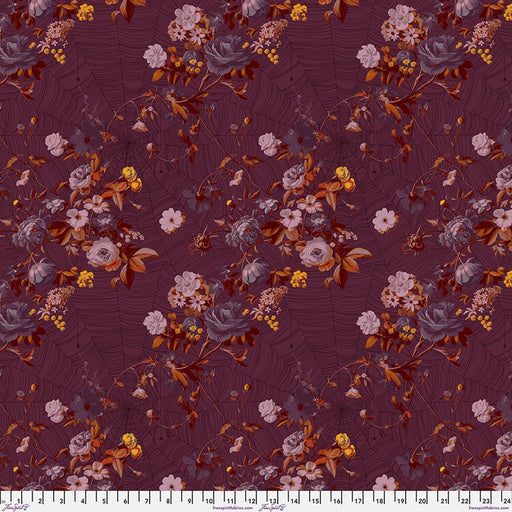 Enrapture by Giucy Giuce Vining - Cabernet Cotton 44"/45" Fabric Per Yard - Choice FabricsPWGG004.CABERNET