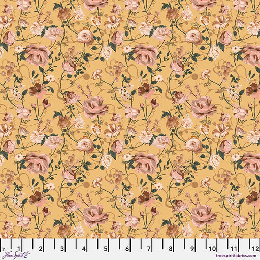 Enrapture by Giucy Giuce Entwined - Canary Cotton 44"/45" Fabric Per Yard - Choice FabricsPWGG005.CANARY