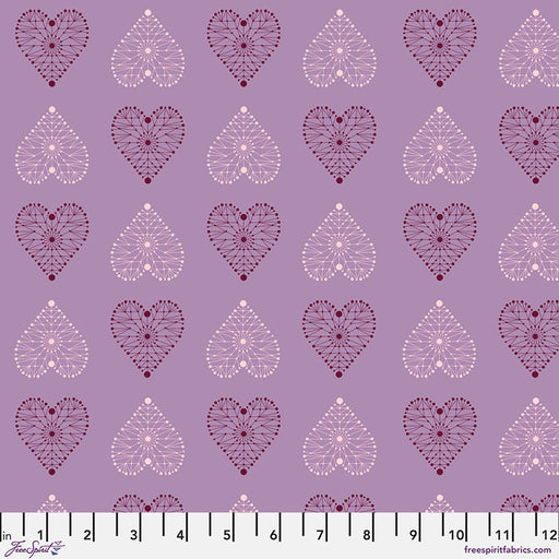 Enrapture by Giucy Giuce Amour - Amethyst Cotton 44"/45" Fabric Per Yard - Choice FabricsPWGG007.AMETHYST