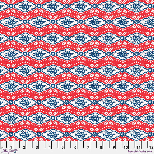 Red Maison Rouge Cotton 44"/45" Fabric Per Yard - Choice FabricsPWMY025.RED