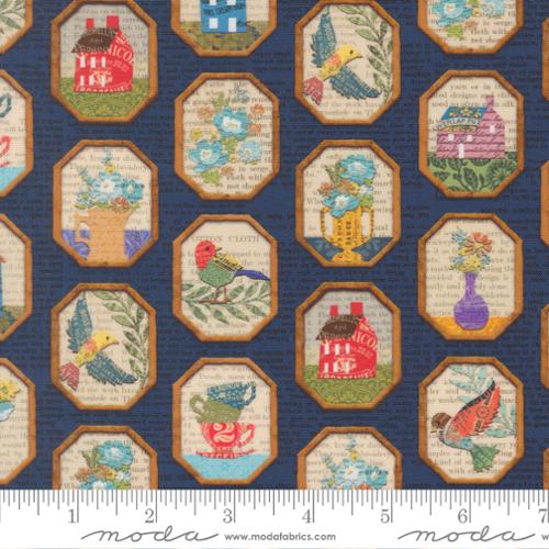 Paper Hamlet Midnight Frames Cotton 44"/45" Fabric Per Yard - Choice Fabrics39565-18