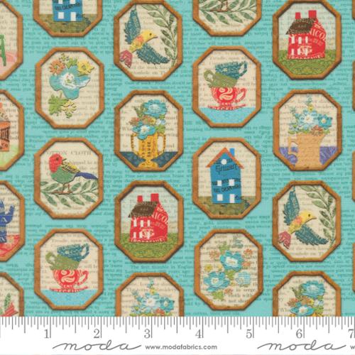Paper Hamlet Sky Frames Cotton 44"/45" Fabric Per Yard - Choice Fabrics39565-17